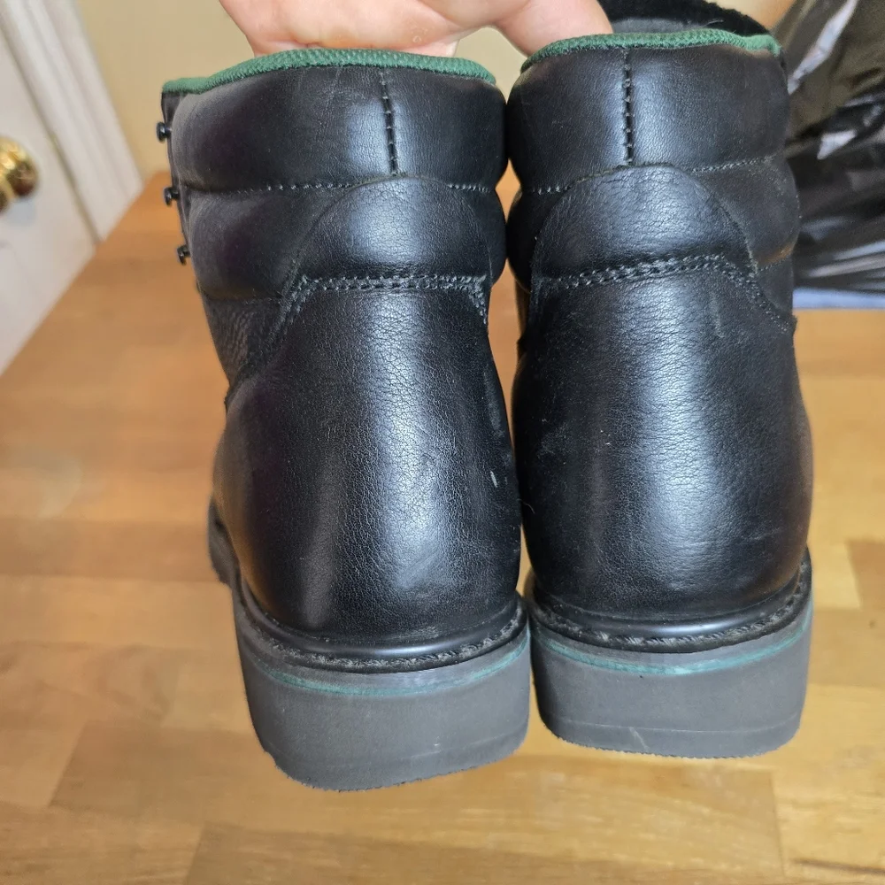 Florsheim FE675 Men’s Work Boot Black Leather ASTM Safety EH Toe Size 11EEE Wide